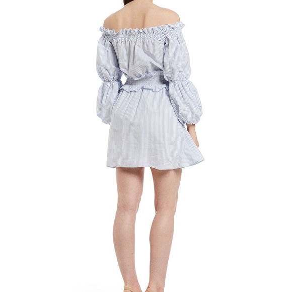 ✨HP 11/15 Off shoulder stripe dreamy blouson dress - Picture 4 of 4